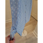 Faded Glory  Womens Size L (12-14) Light Blue with White Anchor Sleeveless Top Photo 3