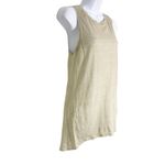 Athleta  Shiva Shimmer Linen Tank Top Oatmeal Heather Size Small Photo 3