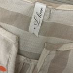 L LOVE  Medium Linen Like Boho Style Shirt with Embroidered detail, Flowy Photo 3