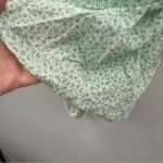 Billabong NWT Blooming Mini Dress White Green Floral Sleeveless Women’s Sz Large Photo 8