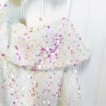 Show Me Your Mumu Zoey White Sequin Cutout Mini Dress Iridescent XL X-Large New Photo 7