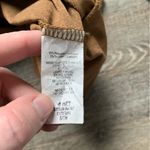 12PM by Mon Ami  Tan Suede Lightweight Top S Photo 4