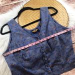 VTG Harley Davidson printed button‎ front crop top Size XL Photo 3