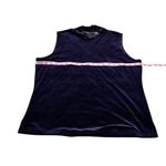 Impressions  purple velveteen tank Photo 1