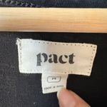 Pact  Sleeveless Black Tiered Midi Organic Cotton Dress Casual Everyday size M Photo 4