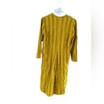 Brass & Roe Yellow Long Sleeve Dress Small Photo 2