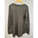 Athleta Womens Uptempo Grey Long Sleeve Workout Top Size XL Photo 5
