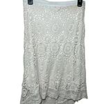 Crochet Skirt Asymetrical Hem Hippie‎ Cottagecore Boho Festival Coastal Prairie Photo 0