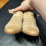 Caslon NWOT Nude Neutral Cutouts Breatheable All LEATHER Laser perforated Cutoffs Ankle Booties Photo 5