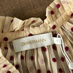 Zimmermann  ladybeetle swing sheer mini dress new nwt polka dot ruffle Photo 4