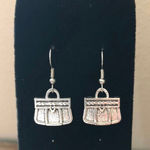 Silver Purse Earrings Photo 0