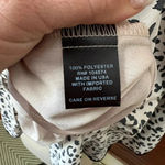 Slate + Willow  Ivory and Black Animal Cheetah Print Faux Wrap Dress Size S Photo 12