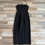 MISHA Desiree Black Dress Size US 4 Photo 6