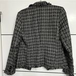 New York And Company Black and White Twill Blazer Photo 3