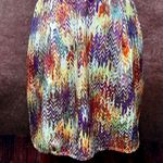 Pink Stitch Colorful Mini Dress Yellow/Multicolor size 6 Photo 11