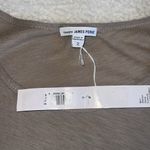 James Perse Standard Rolled Sleeve T-Shirt Dress Taupe Size 2 (M) NWT Photo 4