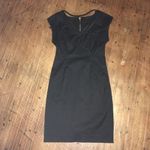 Black Halo chocker little black dress with princess seams Photo 1