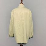 ZARA New Sea Green Satin Effect Party Lapel Collar Long Sleeves Blazer Size L Photo 11
