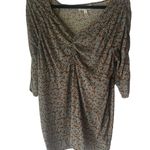 Jessica Simpson  Women's Size‎ Large Materinity Floral Fall Babydoll Top Photo 0