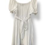 Blu Pepper Cream Mini Dress with Chic Design Photo 2