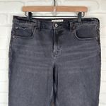 Abercrombie & Fitch Black Women's Mid Rise 90s Straight Jean 32 14R Photo 4