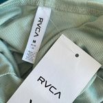 RVCA  Wallflower Mint Blue Backless Bodycon Shirt Dress Photo 7