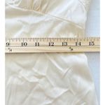 Vtg Made Nylon Full Slip Lingerie Dress Ivory Lace Sissy Retro Nightie No Sz Tag Photo 6