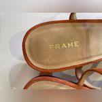 Frame  New Women’s Le Braxton Strappy Sandal‎ In Orange Sandals Size 9 Photo 6