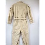 Banana Republic Womens Coverall Beige Andi Moleskin Flightsuit Long Sleeve XS Photo 7