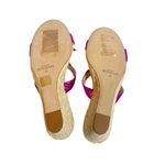Alexandre Birman  Clarita Espadrille Wedge Slide Sandals hot pink natural Sz 40 Photo 2