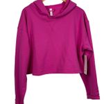 Lululemon All Yours Cropped Terry Hoodie Sonic Pink Plus Size 18 NWT Photo 4