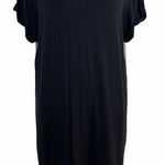 Vince Women’s Colorblock Black/Gray Shift Dress Size S Soft Comfy Lagenlook Photo 0