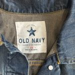 Old Navy  distressed XS denim classic cropped jacket Photo 1