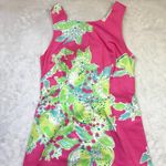 Lilly Pulitzer  Delia Shift‎ Dress Pink Lemonade Women's Size 2 Fruit 100% Cotton Photo 6