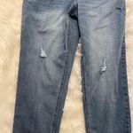 Time And Tru Maternity Straight Leg Jeans Light Wash Photo 7