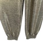 Anthropologie NWT Womens Metallic Gold Pull On Jogger Pants Lounge Size Small Photo 9