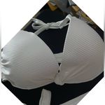 Shade & Shore White Lightly Padded Shiny Underwire Bikini Two Piece Suit Photo 3