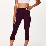 Lululemon  Wunder‎ Under Crop Hi-Rise Full-On Luxtreme 21" Leggings Size 10 Photo 0
