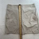 Athleta  Sz 10 Brooklyn Mid Rise 16” Skort Beige Abalone 657678 Women's Skirt Photo 11