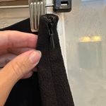 Black Halo  Flared Chic Black Party Cocktail Mini Skirt with Ruffle Hem Size 2 XS Photo 3