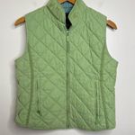 Van Heusen Free w/ Purchase  Quilted Zip Up Vest Women’s Medium Light Green FLAWS Photo 0