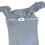 Pinkblush  Off Shoulder High Low‎ Maxi Dress Women’s Sz Small Blue Maternity Photo 5