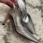 St. John  Metallic Striped Heels Photo 6
