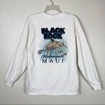 Vintage Black Rock Ka’anapali Maui Hawaii White Long Sleeve Sweatshirt White Size L Photo 0