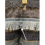 Anthropologie HD IN PARIS Fringe Blue Mini Zip Skirt Photo 4