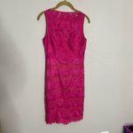 Sue Wong  Hot Pink Lace Cocktail Dress 2 Photo 2