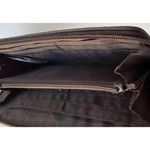 Disney Vintage Disneyland Brown Pink Tinker Bell Mickey Mouse Wallet Limited Edition Photo 8