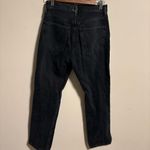 AGOLDE  Lana Mid Rise Straight Leg Jeans Black Distressed- Size 26 Photo 9