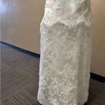 Casablanca Bridal, Elegant Cream Lace Wedding Dress White Size 6 Photo 14