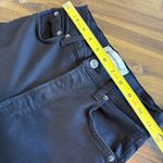 Reformation  Black High Rise Distressed Raw Hem Crop Jagger Jeans 24 Puckered Photo 9